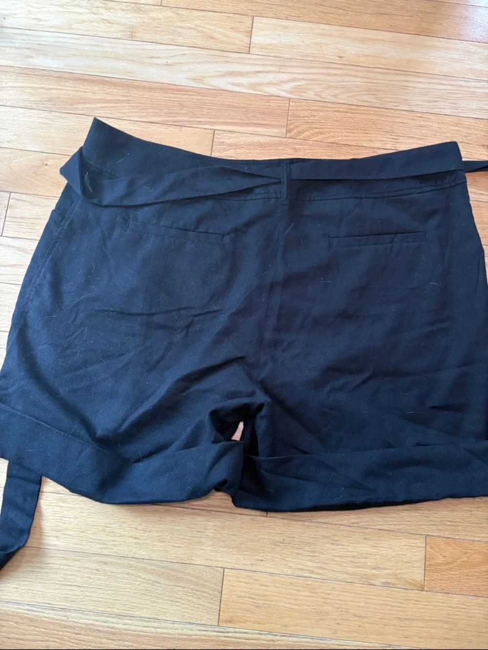 Kim Parrish collection High-Waist Belted Casual Shorts